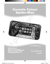 LEXIBOOK Console Colour Spider-Man Bedienungsanleitung