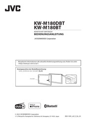 JVC KW-M180BT Bedienungsanleitung