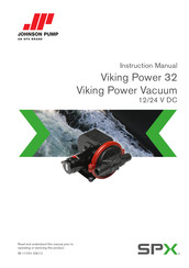 Johnson Pump SPX Viking Power Vacuum Bedienungsanleitung