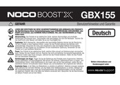 noco BOOST X GBX155 Benutzerhinweise Und Garantie