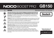 noco Genius Boost Pro GB150 Benutzerhinweise Und Garantie
