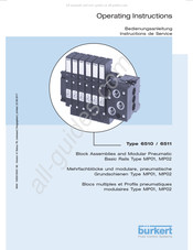 bürkert 6511 Bedienungsanleitung