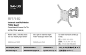 LEGRAND SANUS MFSF1-B2 Montageanleitung