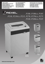 Acco REXEL P210 Bedienungsanleitung