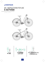Decathlon E-ACTV500 Gebrauchsinformation