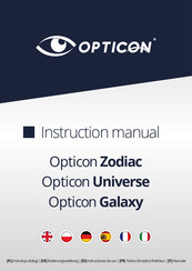 Opticon Universe Bedienungsanleitung