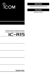 Icom IC-R15 Basis Bedienungsanleitung