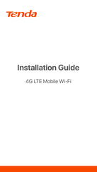 Tenda 4G180 Installationsanleitung