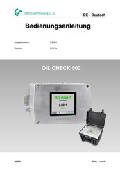 CS Instruments OIL CHECK 500 Bedienungsanleitung