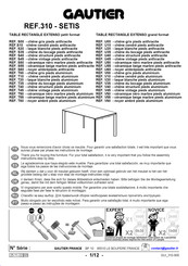 Gautier 310-SETIS Montageanleitung