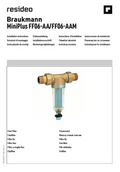 resideo Braukmann MiniPlus FF06-AA Einbauanleitung