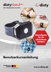 Disty Notruf pro Benutzerkurzanleitung