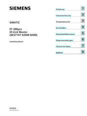 Siemens SIMATIC ET 200pro Gerätehandbuch