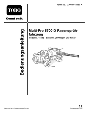 Toro 41582 Bedienungsanleitung