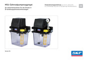 Skf MSU Serie Originalmontageanleitung