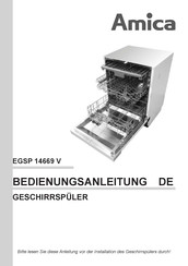 Amica EGSP 14669 V Bedienungsanleitung