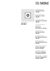 SSS Siedle BCE 058-0 Produktinformation