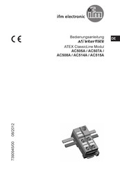 IFM Electronic ClassicLine AC505A Bedienungsanleitung