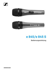 Sennheiser Evolution e 845 Bedienungsanleitung