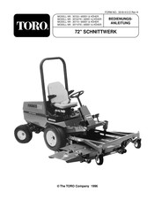 Toro Groundsmaster 30722 Bedienungsanleitung