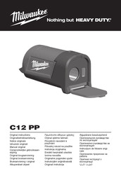 Milwaukee Heavy Duty C12 PP Originalbetriebsanleitung