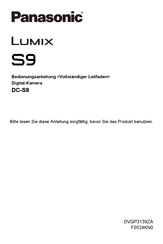 Panasonic Lumix S9 Bedienungsanleitung