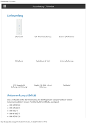 Ubiquiti LTU-Rocket Kurzanleitung