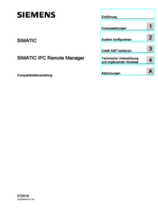 Siemens SIMATIC IPC547E Kompaktbedienanleitung