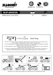 Summit SUP-26103S Bedienungsanleitung