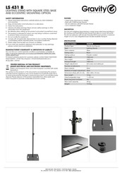 Gravity LS 431 B Kurzanleitung