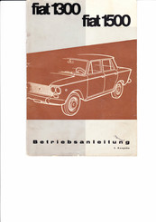 Fiat 1300 1962 Betriebsanleitung