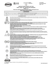 Force 5054C Bedienungsanleitung Und Teileliste