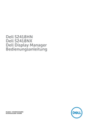 Dell S2418Nt Bedienungsanleitung