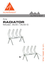 ALPENHEAT fire RADIATOR AD8-S Bedienungsanleitung