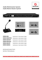 Monacor 0176960 Bedienungsanleitung