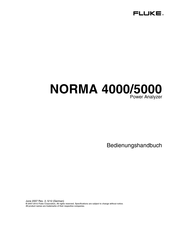 Fluke NORMA 4000 Bedienungshandbuch