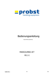 Probst MJ-J-I Bedienungsanleitung