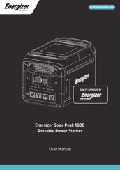 Energizer Solar Peak 1800 Bedienungsanleitung
