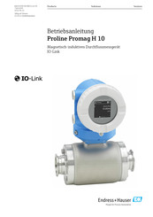Endress+Hauser Proline Promag H 10 Betriebsanleitung