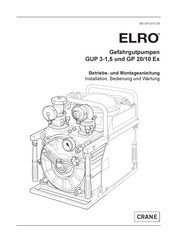 ELRO GP 20/10Ex Betriebs- Und Montageanleitung