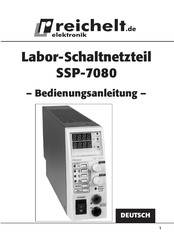 reichelt elektronik SSP-7080 Bedienungsanleitung
