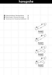 HANSGROHE Ecostat S 13246000 Gebrauchsanleitung, Montageanleitung