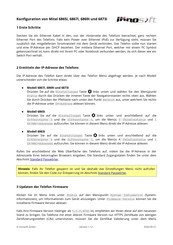 Mitel 6867i Konfiguration
