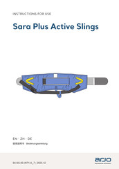 Arjo Sara Plus Active Slings Bedienungsanleitung