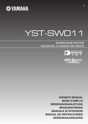 Yamaha YST-SW011 Bedienungsanleitung
