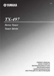 Yamaha tx-497 Bedienungsanleitung
