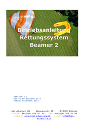 HIgh Adventure Beamer 2 Betriebsanleitung