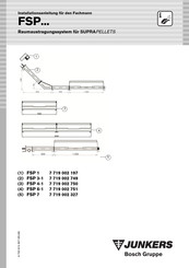 Bosch Junkers FSP 1 Installationsanleitung Für Den Fachmann