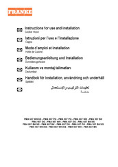 Franke FMA 807 BK/XS Bedienungsanleitung Und Installation