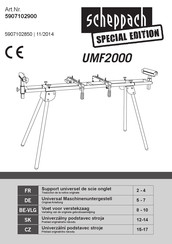 Scheppach UMF2000 Originalanleitung
